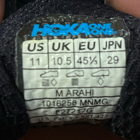 HOKA ONE ONE ARAHI MEN’S RUNNING SHOE - Picture 7 of 7